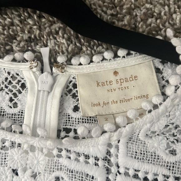 Kate Spade lace flounce shift dress - Picture 4 of 6